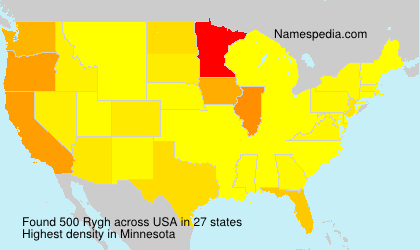 Surname Rygh in USA Surname Rygh in USA