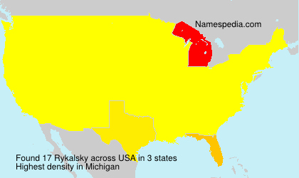 Surname Rykalsky in USA Surname Rykalsky in USA