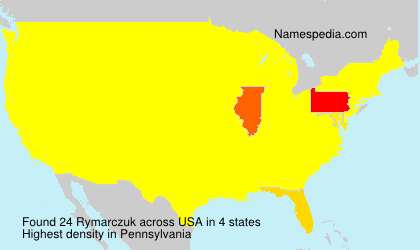 Surname Rymarczuk in USA