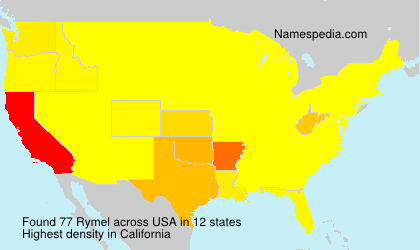 Surname Rymel in USA Surname Rymel in USA