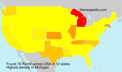 Surname Rymill in USA Surname Rymill in USA
