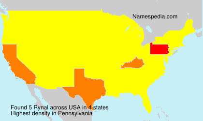 Surname Rynal in USA Surname Rynal in USA