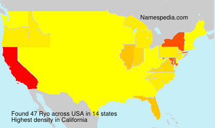 Surname Ryo in USA Surname Ryo in USA