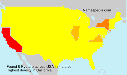 Surname Ryutaro in USA Surname Ryutaro in USA
