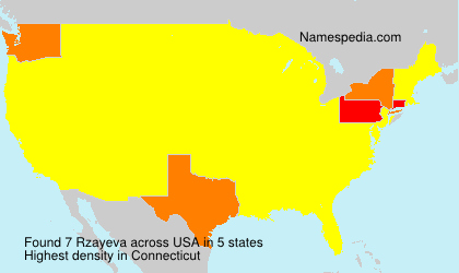 Surname Rzayeva in USA
