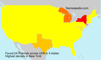 Surname Rzemek in USA