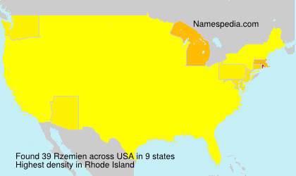 Surname Rzemien in USA