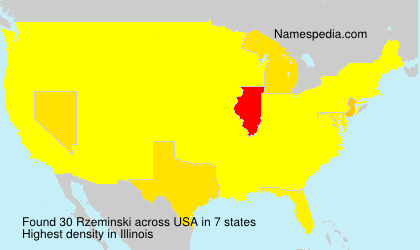 Surname Rzeminski in USA