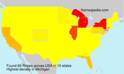 Surname Rzepa in USA