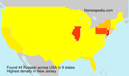 Surname Rzepski in USA
