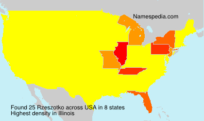 Surname Rzeszotko in USA