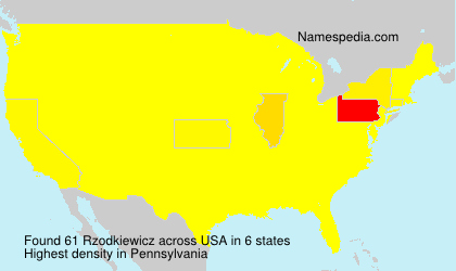 Surname Rzodkiewicz in USA Surname Rzodkiewicz in USA