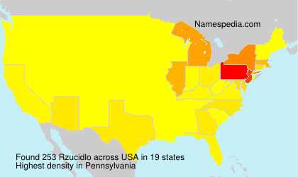 Surname Rzucidlo in USA Surname Rzucidlo in USA