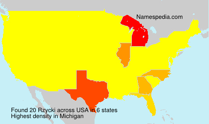 Surname Rzycki in USA Surname Rzycki in USA