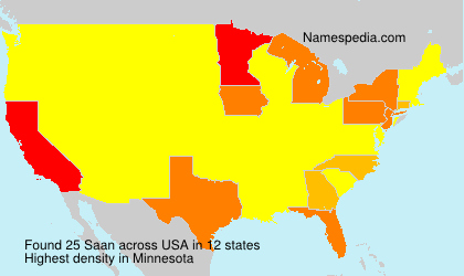 Surname Saan in USA Surname Saan in USA