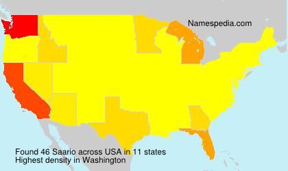 Surname Saario in USA Surname Saario in USA