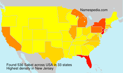 Surname Sabat in USA Surname Sabat in USA