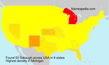 Surname Sabaugh in USA Surname Sabaugh in USA