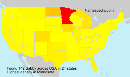Surname Sabby in USA Surname Sabby in USA