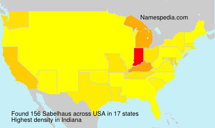 Surname Sabelhaus in USA Surname Sabelhaus in USA