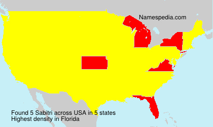 Surname Sabitri in USA Surname Sabitri in USA