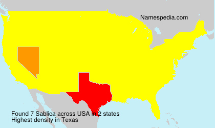 Surname Sablica in USA Surname Sablica in USA
