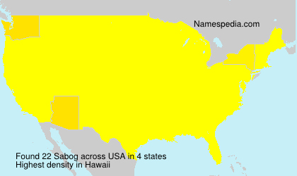 Surname Sabog in USA Surname Sabog in USA