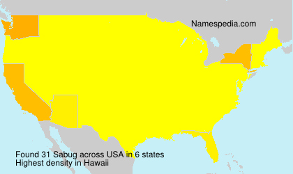 Surname Sabug in USA Surname Sabug in USA