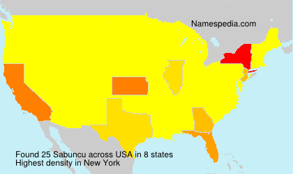 Surname Sabuncu in USA Surname Sabuncu in USA