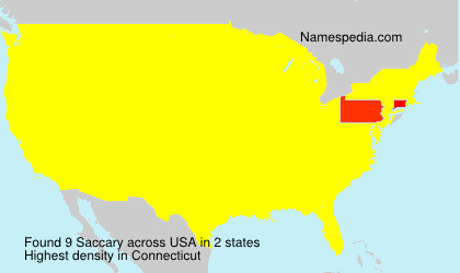 Surname Saccary in USA Surname Saccary in USA