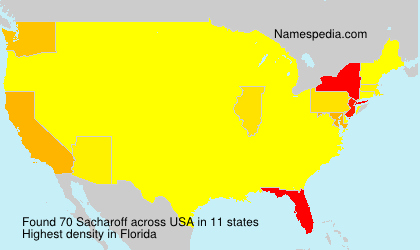 Surname Sacharoff in USA Surname Sacharoff in USA