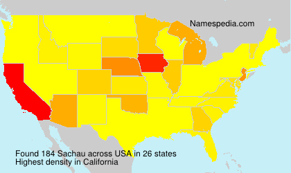 Surname Sachau in USA Surname Sachau in USA