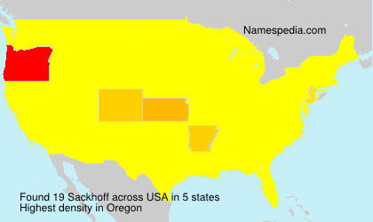 Surname Sackhoff in USA Surname Sackhoff in USA