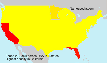 Surname Sackl in USA Surname Sackl in USA