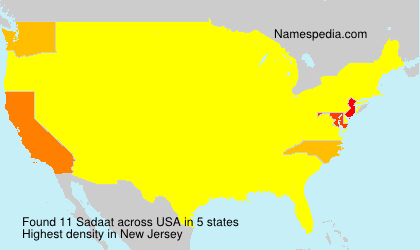 Surname Sadaat in USA Surname Sadaat in USA