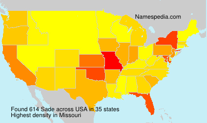 Surname Sade in USA