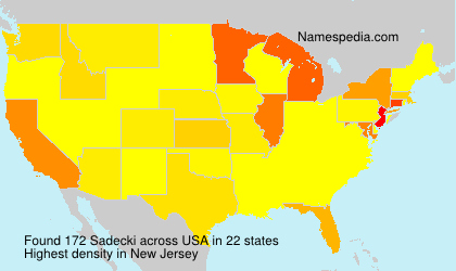 Surname Sadecki in USA Surname Sadecki in USA