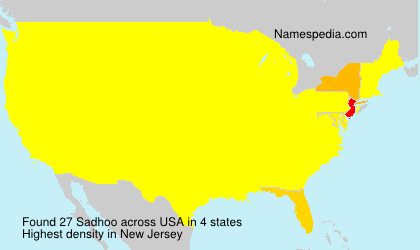 Surname Sadhoo in USA Surname Sadhoo in USA