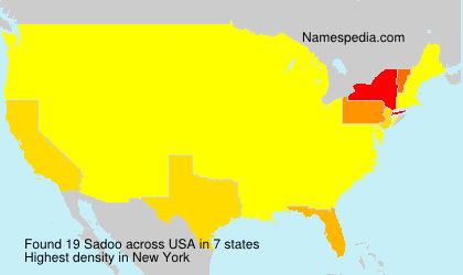 Surname Sadoo in USA Surname Sadoo in USA