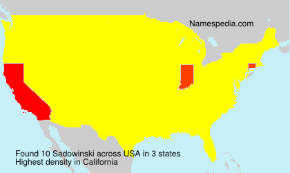 Surname Sadowinski in USA Surname Sadowinski in USA