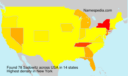Surname Sadowitz in USA Surname Sadowitz in USA
