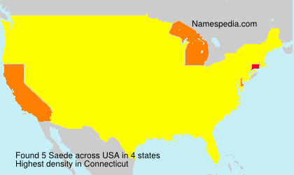 Surname Saede in USA Surname Saede in USA