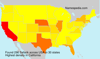 Surname Safarik in USA Surname Safarik in USA