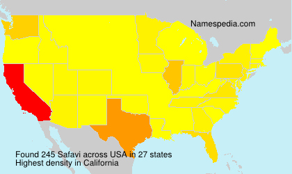 Surname Safavi in USA Surname Safavi in USA