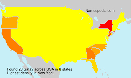 Surname Safay in USA Surname Safay in USA