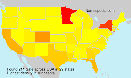 Surname Safe in USA Surname Safe in USA