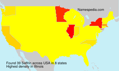 Surname Saffrin in USA Surname Saffrin in USA