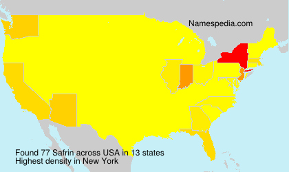 Surname Safrin in USA Surname Safrin in USA