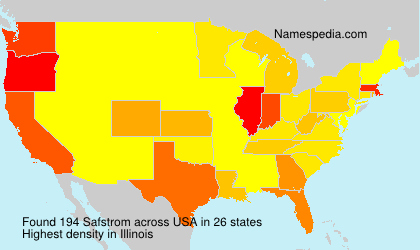 Surname Safstrom in USA Surname Safstrom in USA