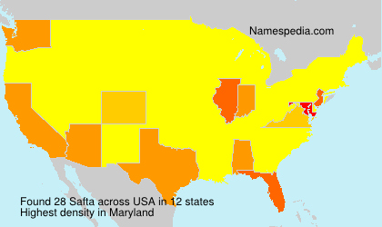 Surname Safta in USA Surname Safta in USA